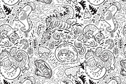 32 Seamless Coloring Patterns, a Pattern Graphic by PenguinHouse (Thumbnail 10 of 14)