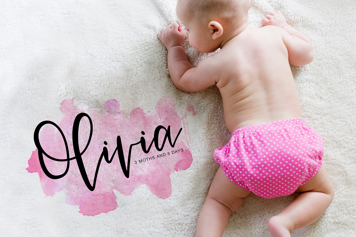 Vianette Hand Made Script Font preview 3