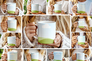 Coffee Mug Mockup Bundle for Canva