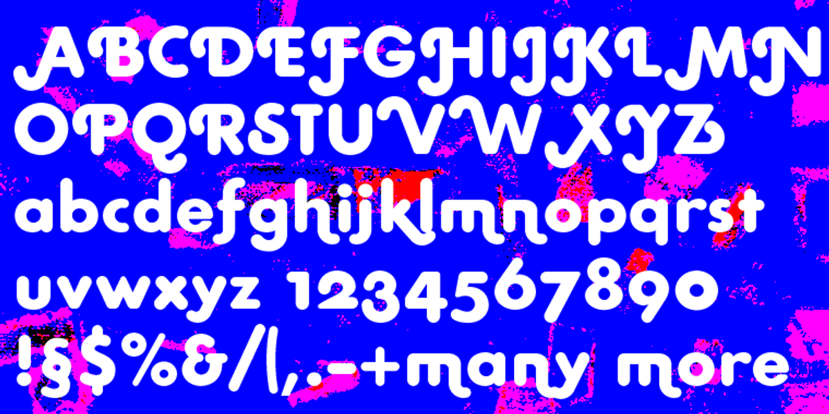 Geometra Rounded Deco, a Font by Wiescher-Design (Photo 2 of 4)