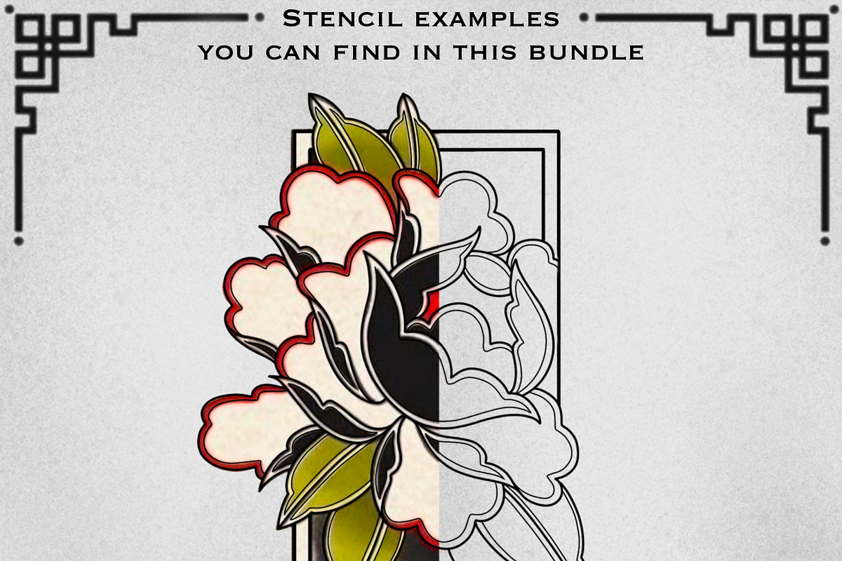 Procreate Japanese Talismans tattoo, a Brush Add-On by ProcreateInk (Photo 6 of 6)