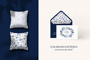 Deep Blue Alphabet Watercolor Set, a Work Illustration by Julia M. Watercolor (Thumbnail 11 of 17)