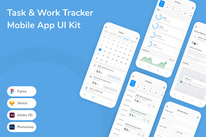 Task & Work Tracker App UI Kit