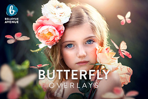 Butterfly Overlays Real