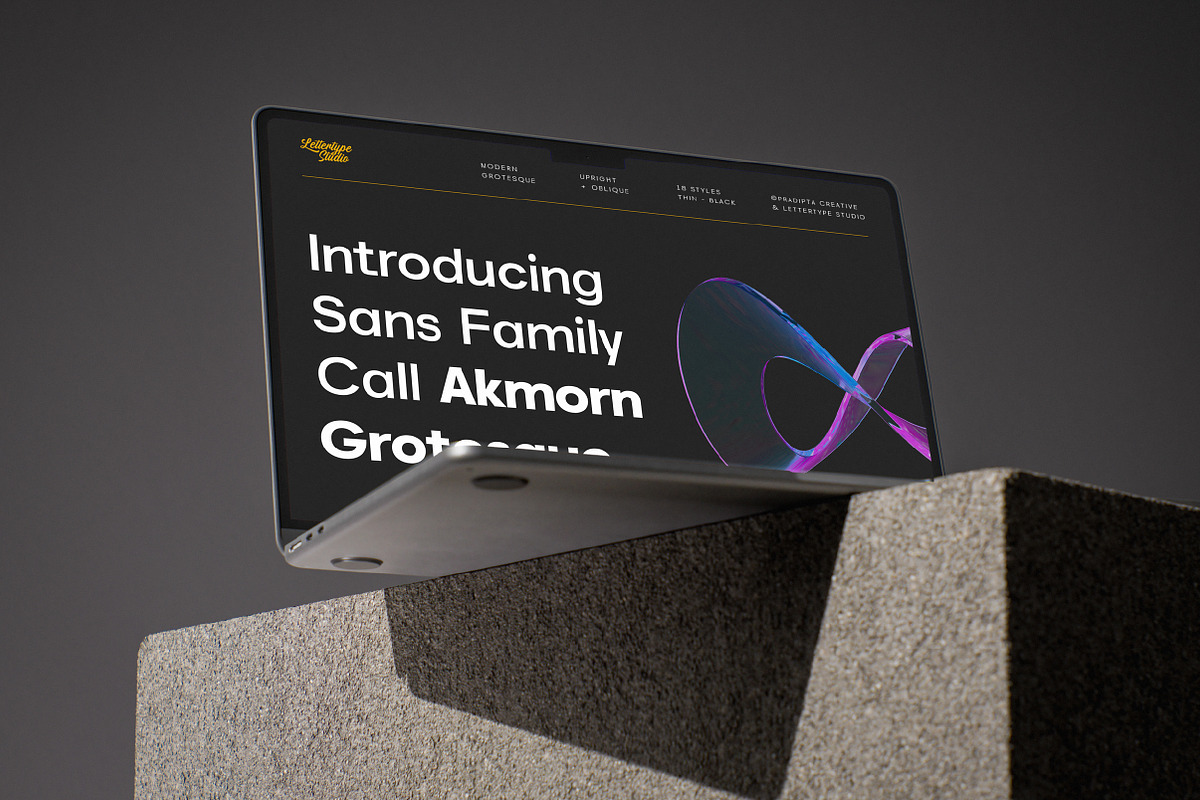 Akmorn Grotesque | Intro 60% OFF, a Sans Serif Font by Lettertype Studio (Photo 6 of 15)