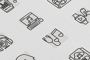 Online Music | 16 Thin Line Icons, an Outline Icon by Alex Blogoodf (Thumbnail 8 of 11)