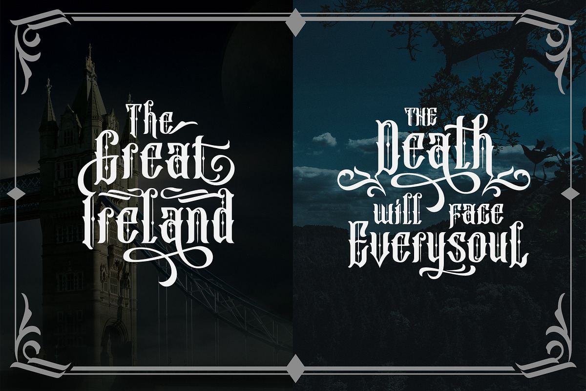 Katheryna Typeface, a Blackletter Font by Arterfak Project (Photo 3 of 7)