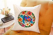 Summer Sea Turtle Floral Boho Flower, an Illustration by Sublimation Artist (Thumbnail 9 of 9)