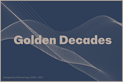 Golden Decades, a Sans Serif Font by Dharma Type (Thumbnail 1 of 12)