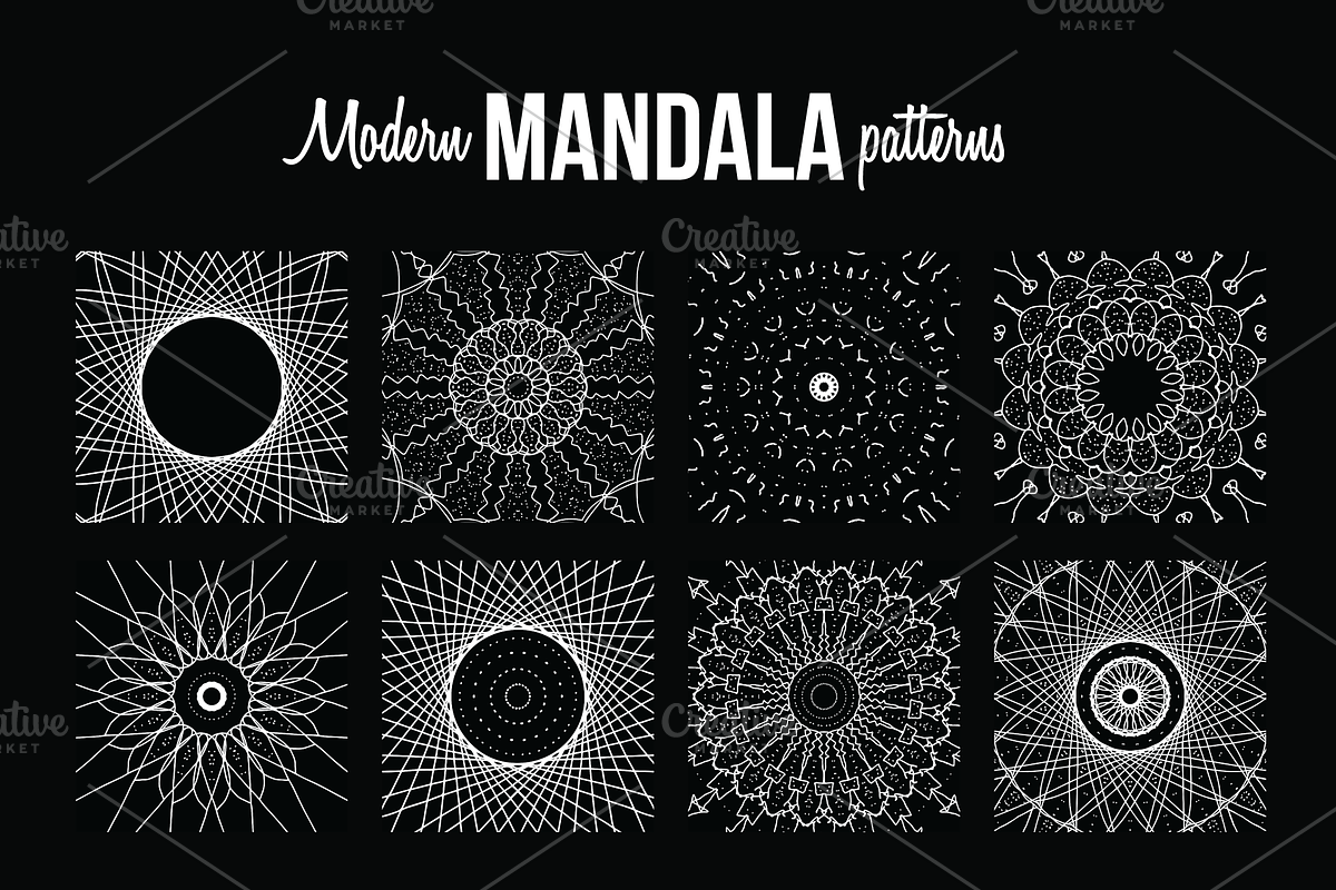 Modern mandala collection, an Illustration by The Odd Seed (Photo 5 of 27)