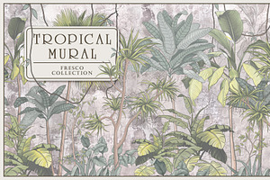 Fresco Collection Tropical Mural