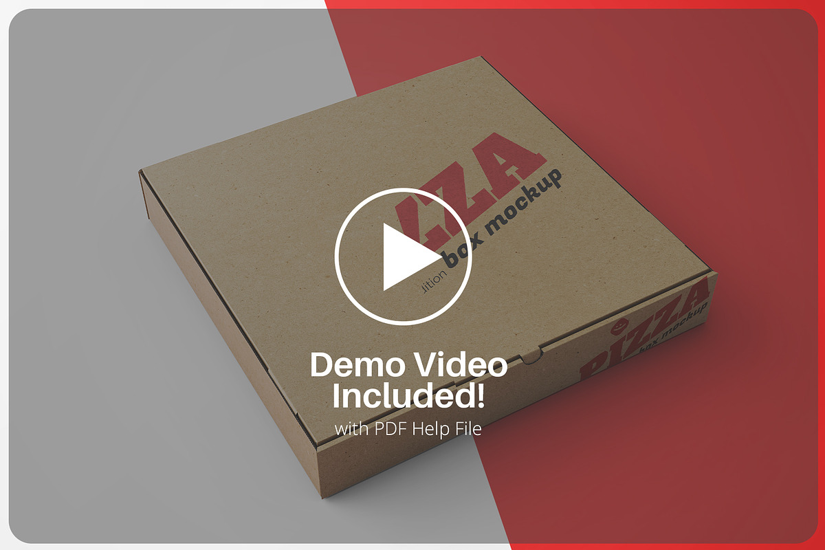 Cardboard Pizza Box Mockup Pack, a Mockup by Remnand Studio (Photo 8 of 12)