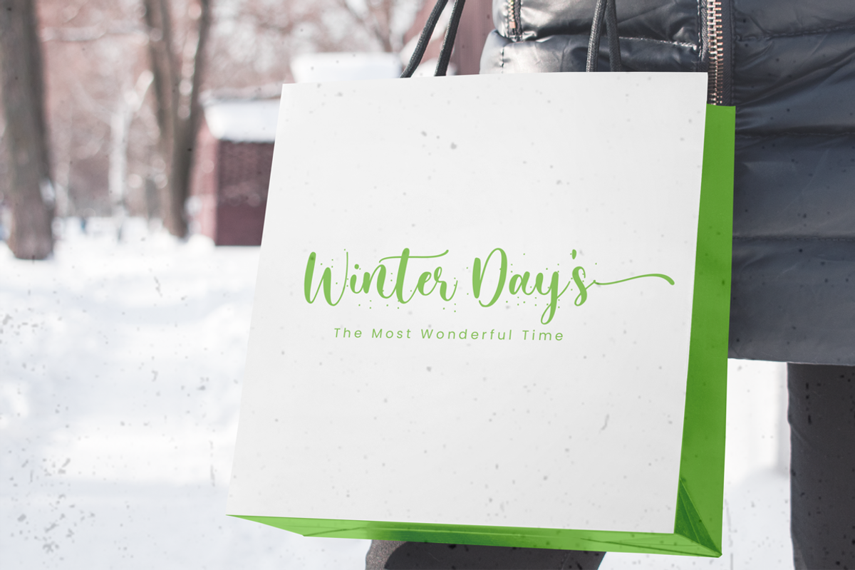 Mystical Snow - Beautiful Font, a Script Font by Sronstudio (Photo 4 of 10)