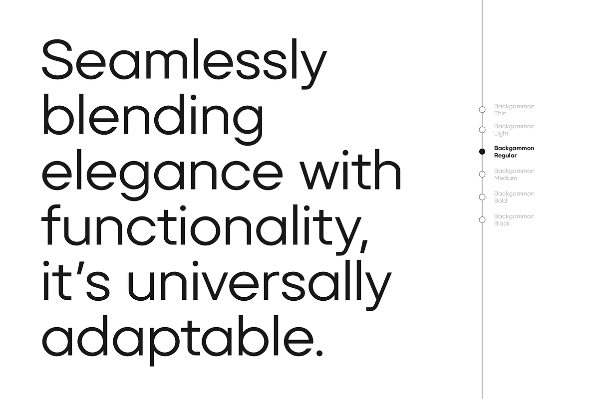 Backgammon Pro Typeface, a Sans Serif Font by BigBold Type (Photo 13 of 20)