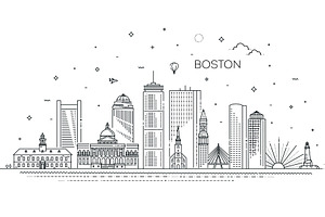 Boston Skyline