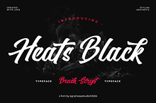 Heats Black - Script Font