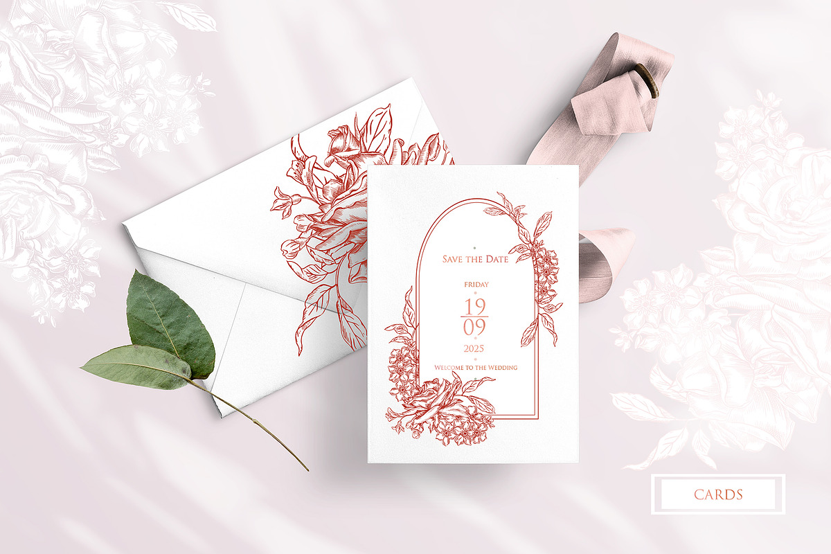 Graphic TERRACOTA Wedding Collection, an Object Graphic by Knopazyzy (Photo 4 of 14)