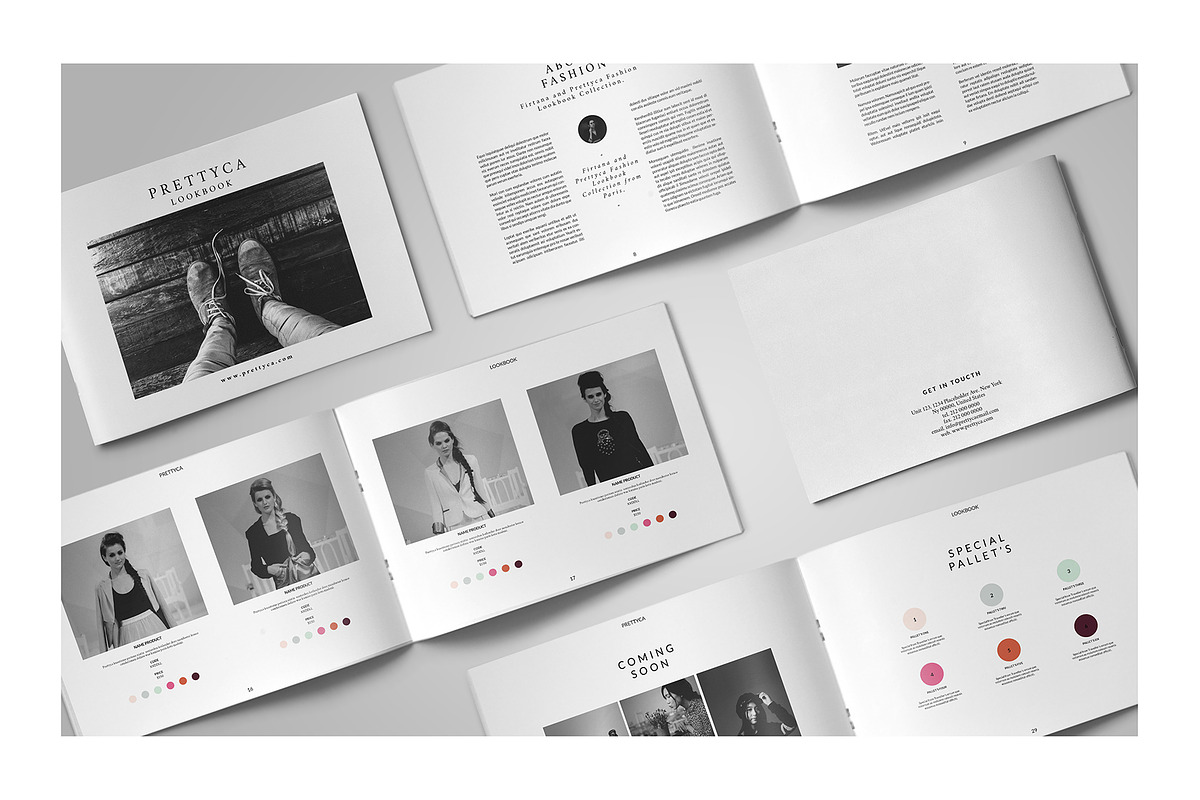 Prettyca Lookbook, a Brochure Template by Firtana (Photo 10 of 14)