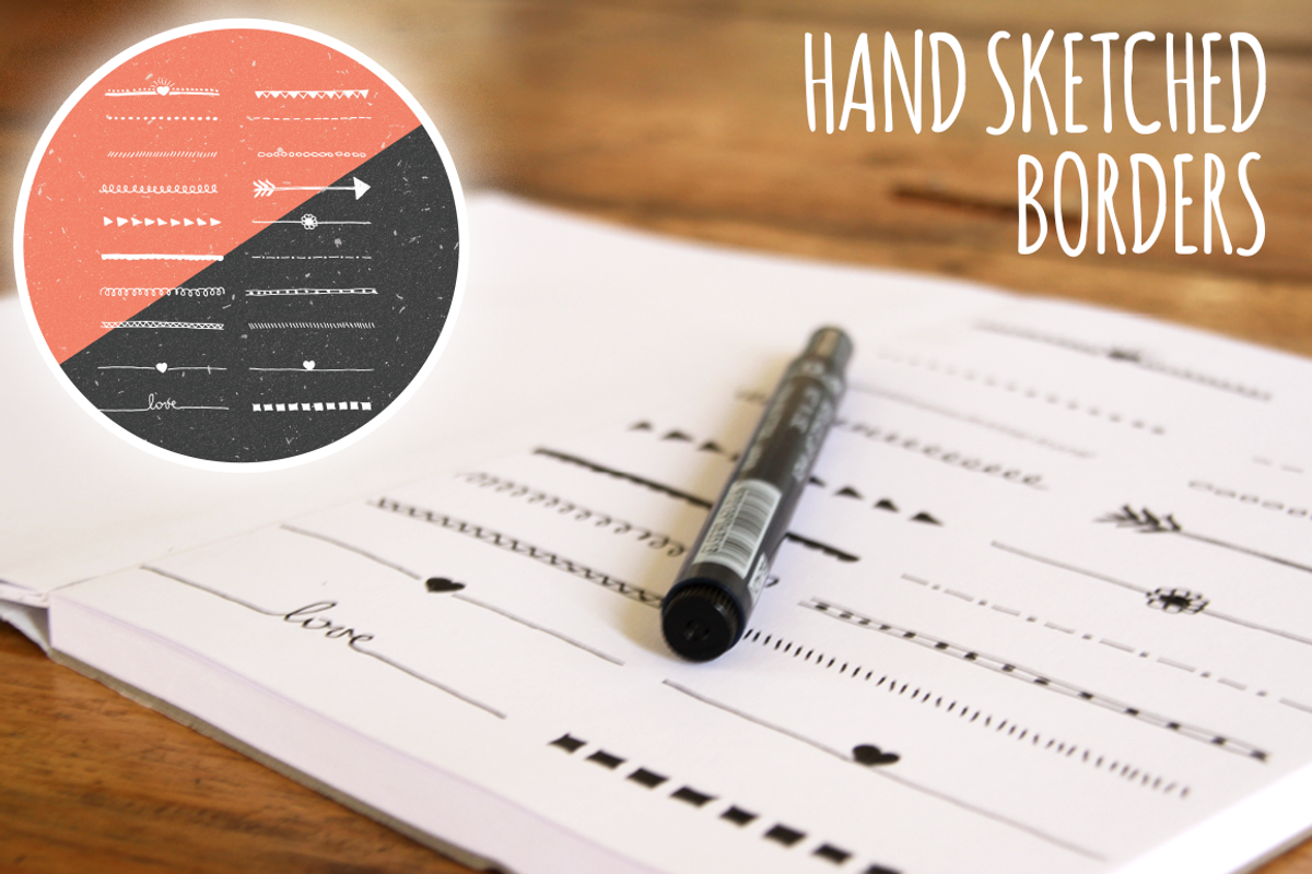 Hand Sketched Borders, an Illustration by Design Shop (Photo 1 of 4)