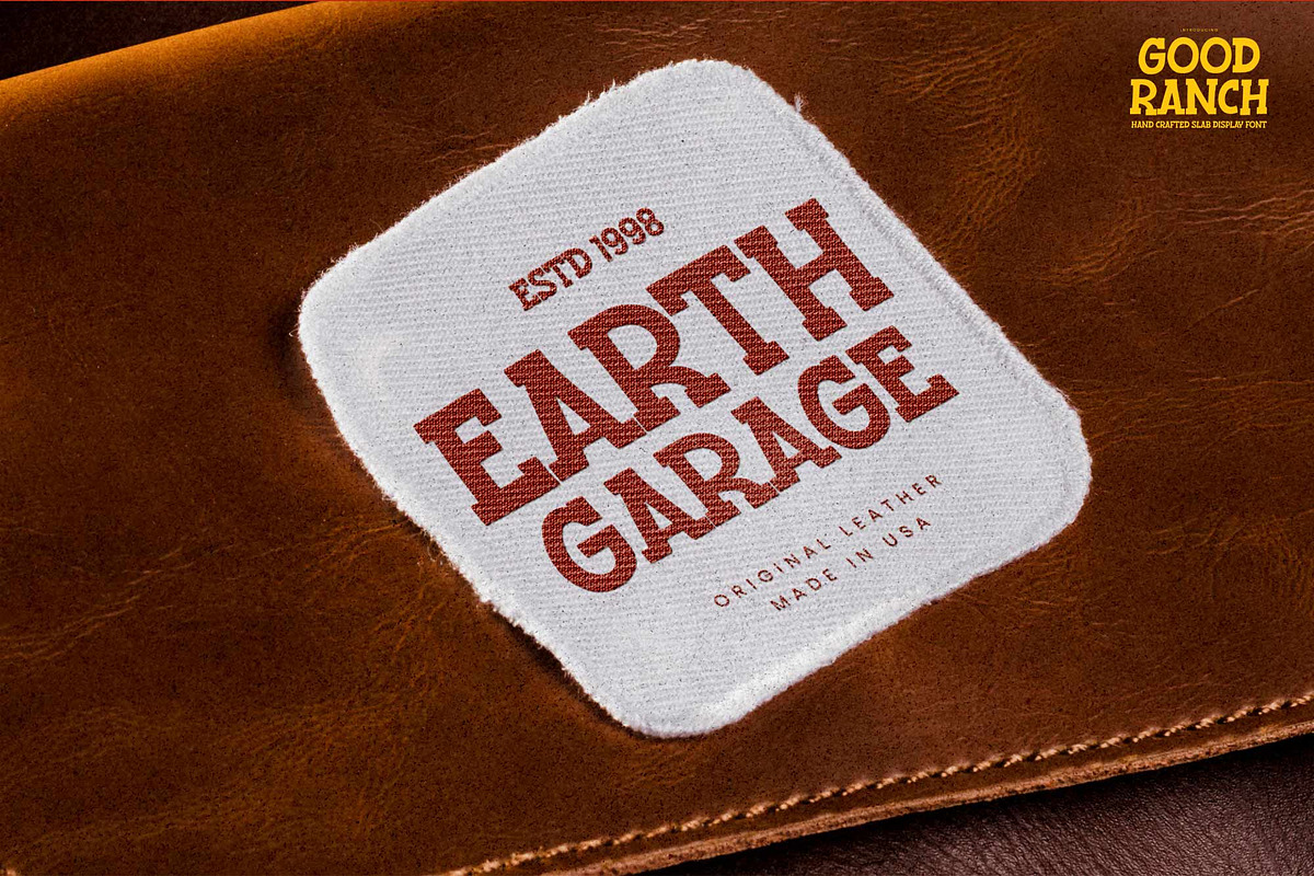 Good Ranch – Hand Crafted Slab, a Slab Serif Font by Gassstype (Photo 3 of 8)