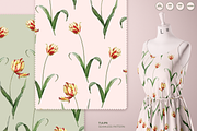SPRING FLOWERS SEAMLESS PATTERNS, a Pattern Graphic by Splash! (Thumbnail 6 of 10)
