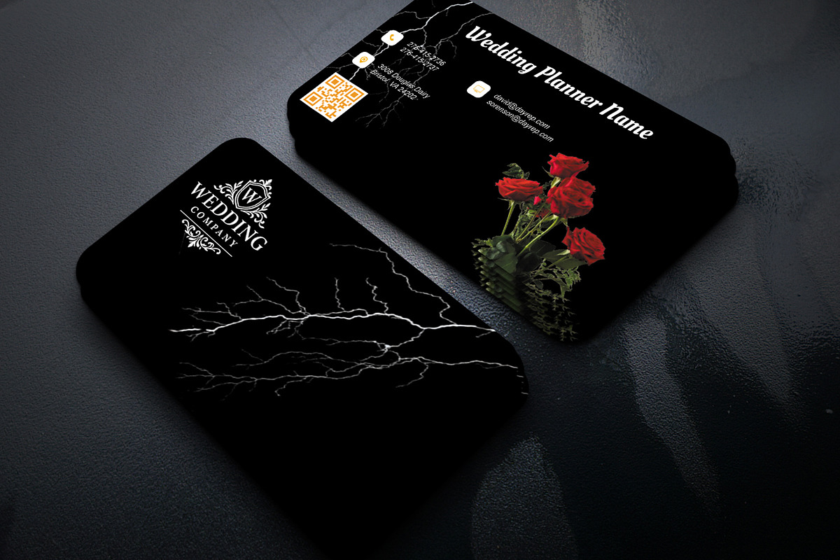 Wedding Planner Business Card PSD