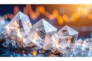 Macro shot of clear crystal, a Technology Photo by Igor Tichonow