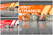 Event Entrance Display Mockup, an Advertising Mockup by Unerispace (Thumbnail 1 of 5)