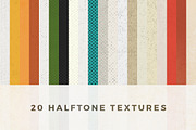 15 Halftone Textures + 5 Bonus, a Texture Graphic by AlienValley (Thumbnail 2 of 5)