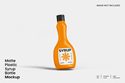 Syrup Bottle Mockup, a Packaging Mockup by Unerispace (Thumbnail 1 of 2)