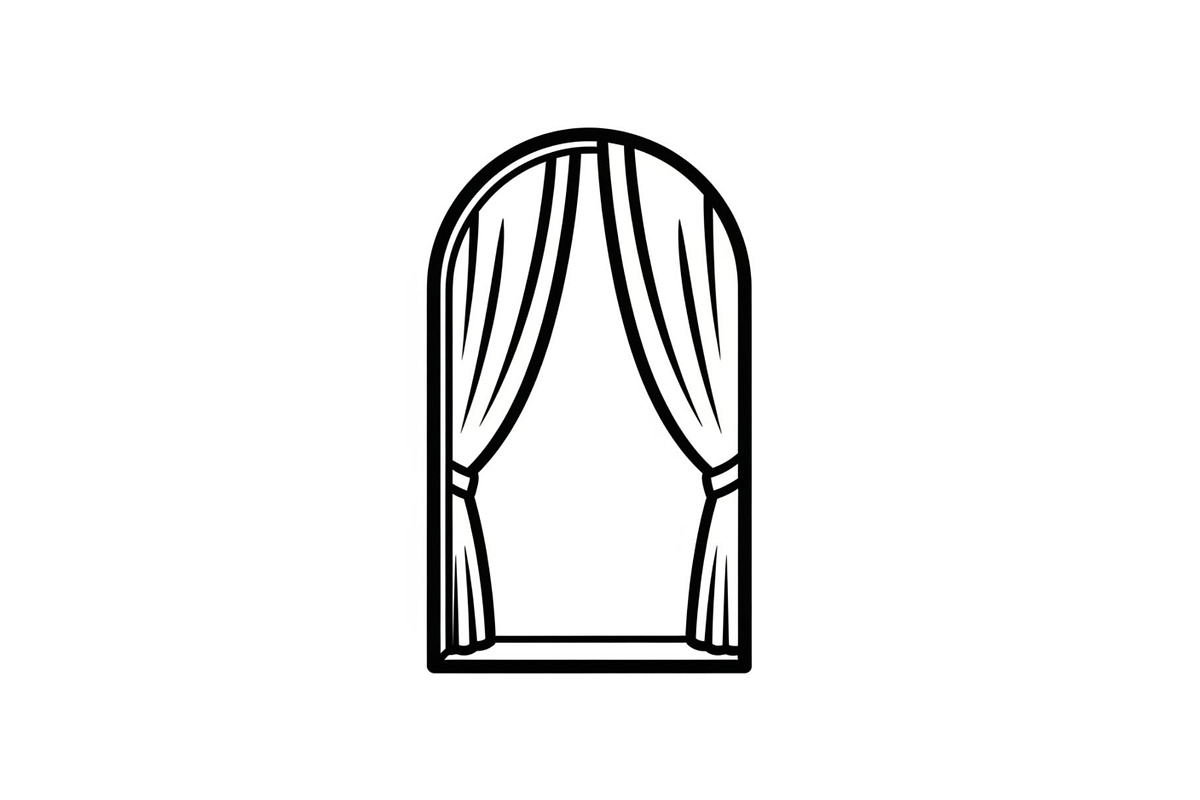 Window Curtain Silhouette Bundle, an Illustration by Creativeshirt (Photo 5 of 51)
