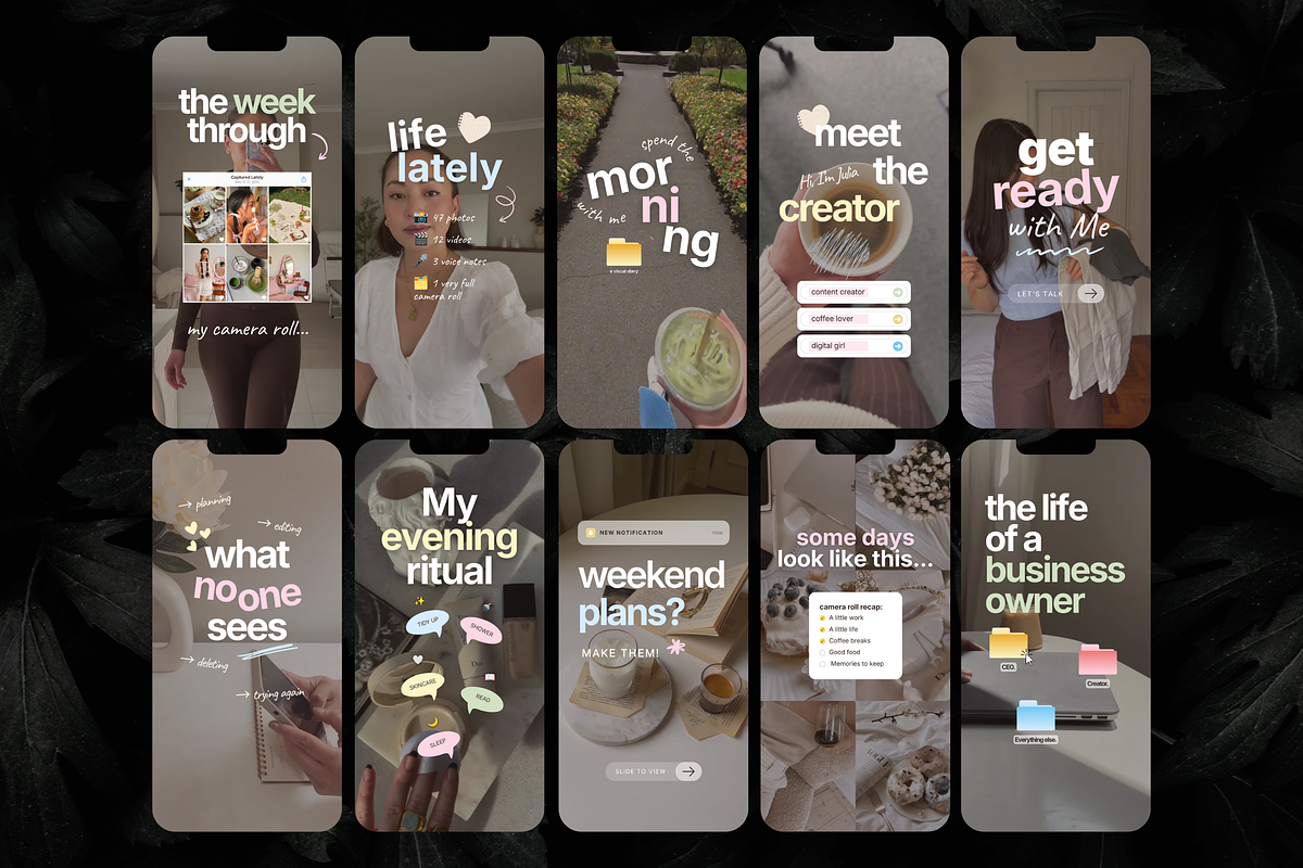 Viral iOS Reels Canva Templates, a Social Media Template by DigiPax (Photo 6 of 14)