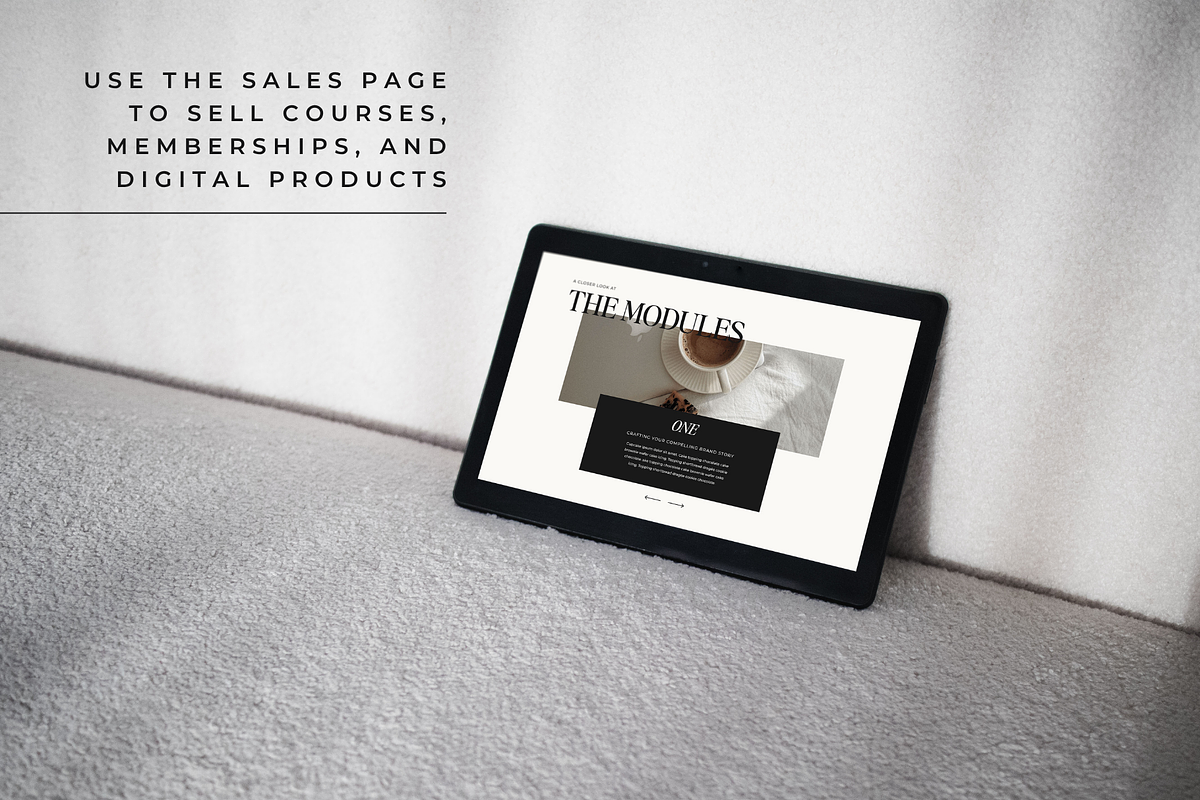 Showit Sales Page Template, a Landing Page Template by Blush Created (Photo 9 of 18)