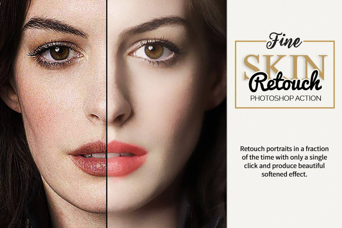 Fine Skin Retouch Photoshop Action preview 6