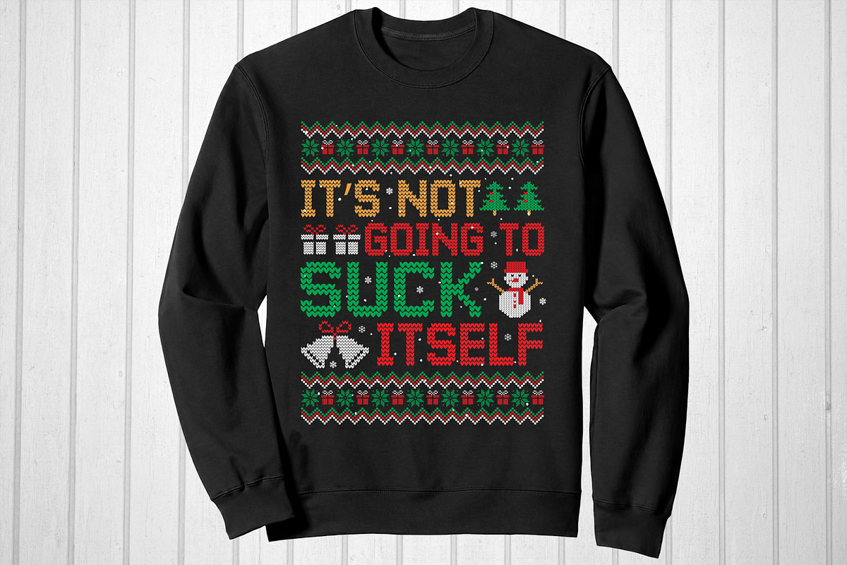 It's Not Going To Suck Itself Xmas, a Pattern Graphic by T-shirt Pond (Photo 1 of 3)