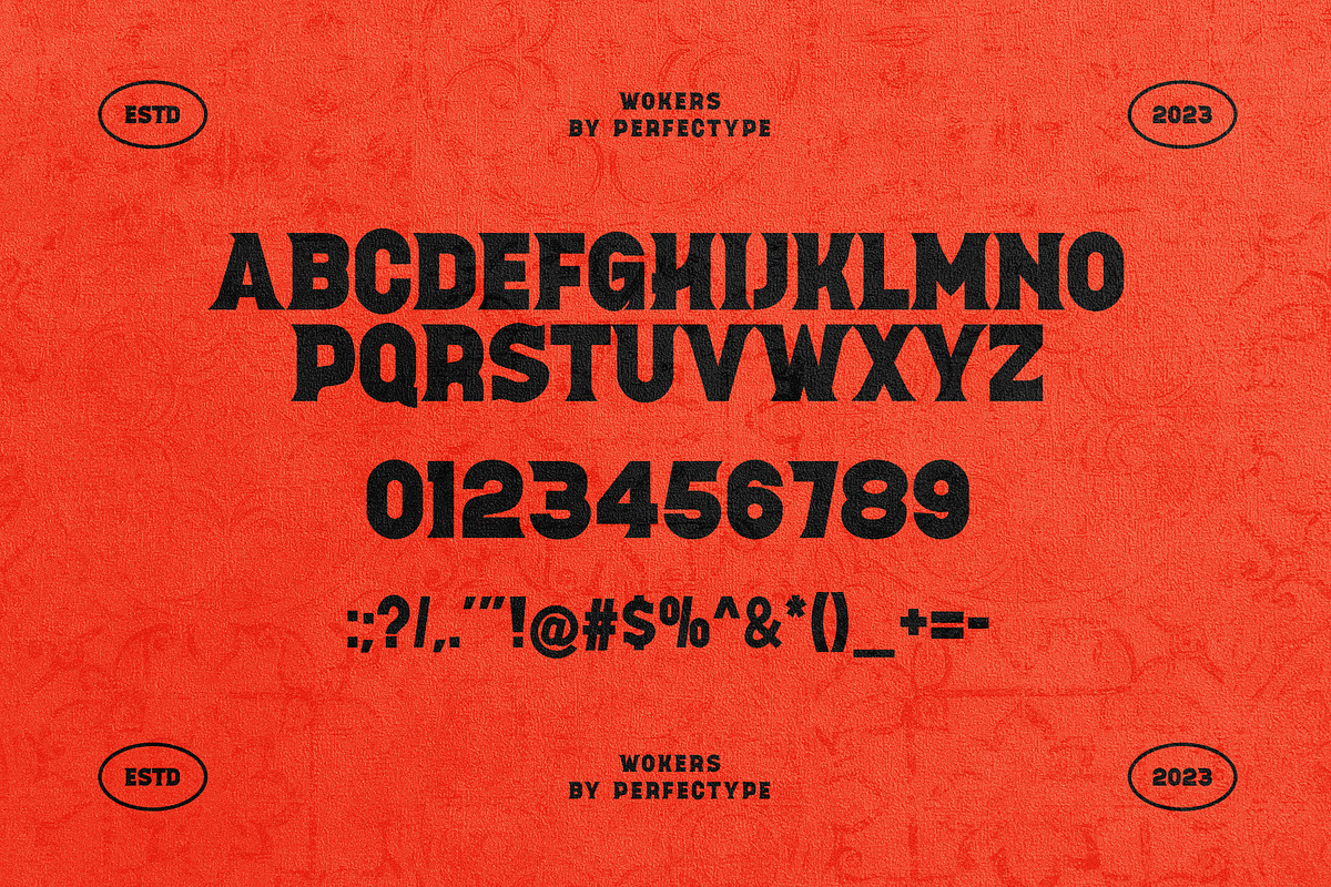 Wokerz Vintage Serif Font Typeface, a Serif Font by Perfectype (Photo 10 of 10)