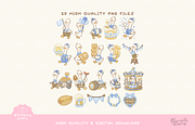 Silly Goose Louie Clipart Bundle, an Animal Illustration by Blumensdiary (Thumbnail 4 of 12)