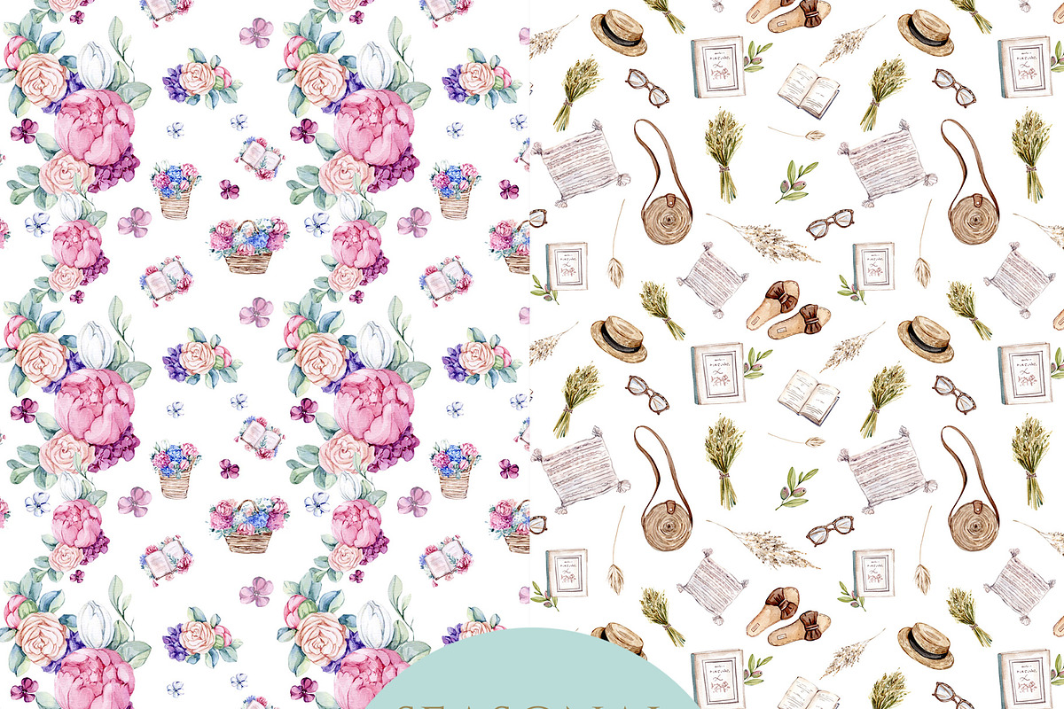 Seasonal Girls Bundle 4 in 1, a Seasonal Illustration by S_ARTLOVE (Photo 4 of 4)