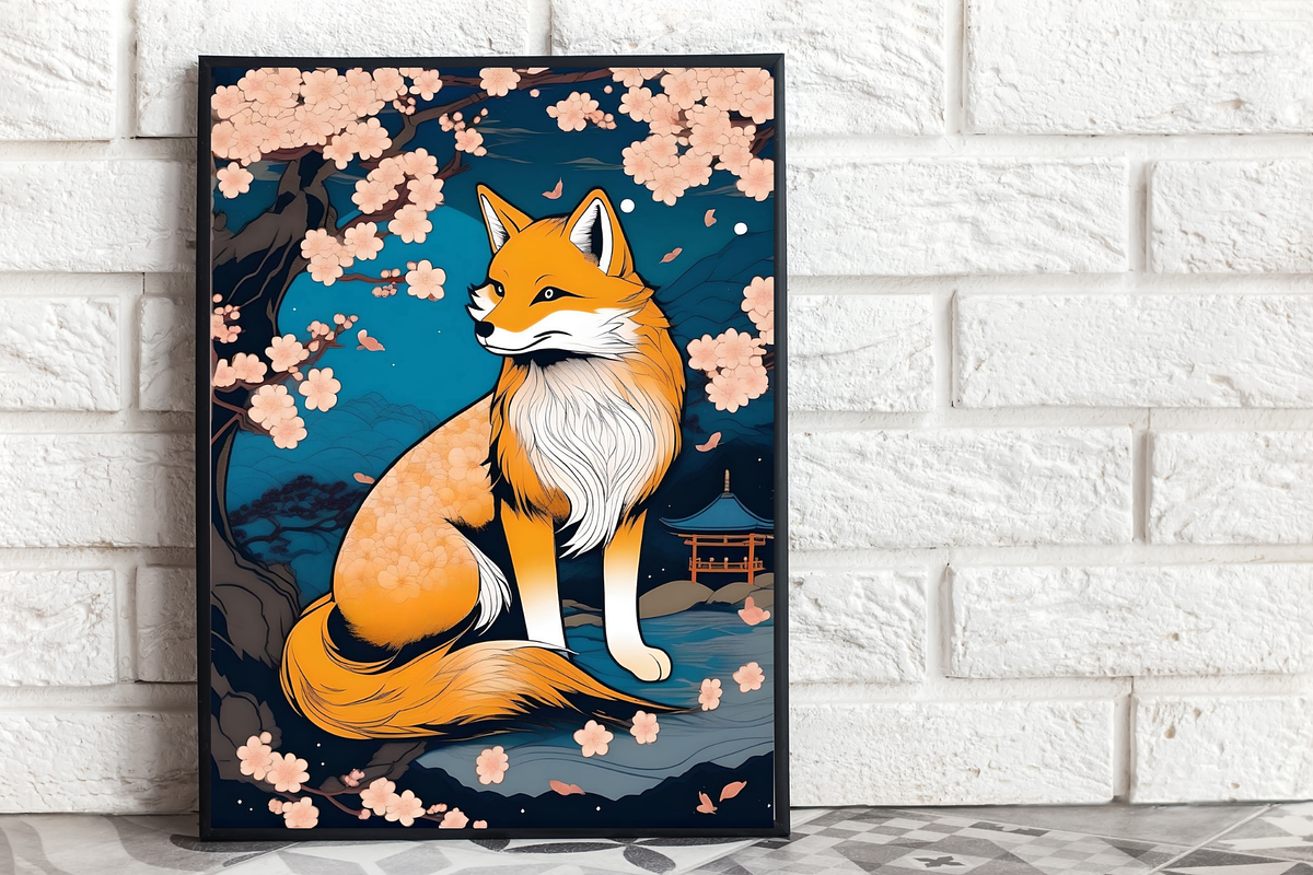 Japanese Mythology Bundle – Kitsune, an Illustration by Vandy Fullum (Photo 10 of 12)