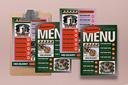 Orange Green Christmas Food Menu, a Flyer Template by graphicook (Thumbnail 4 of 4)