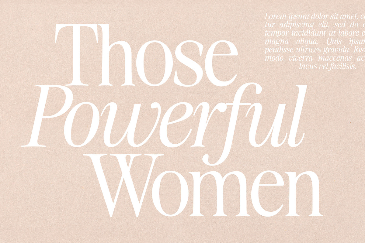 The Very Vogue Serif Family, a Serif Font by Nicky Laatz (Photo 30 of 37)