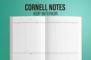 Cornell Notes KDP Interior, a Templates & Theme by MatiArtShop (Thumbnail 1 of 2)