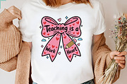 Valentine Teacher Heart Pencil Png, an Illustration by Designking (Thumbnail 4 of 6)