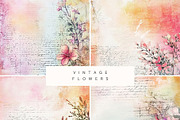 Floral Distressed Backgrounds, a Decorative Illustration by pictures for you (Thumbnail 3 of 36)
