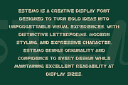 Estemo – Creative Display Font, a Sans Serif Font by Artiveko (Thumbnail 4 of 6)