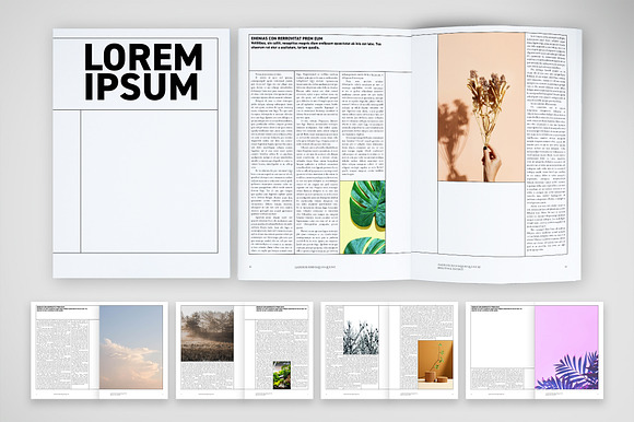Modular Grid Magazine Layout preview 6