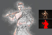 Incredible Glow Sketching Effects, an Action Add-On by MRI STUDIO (Thumbnail 20 of 20)