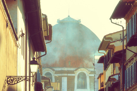 Partial view of Brunelleschi's Dome in Florence. Unusual view in, an Architecture Photo by Antonio Gravante Market