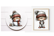 Whimsical Christmas Bird clipart, an Illustration by Designworld (Thumbnail 4 of 6)