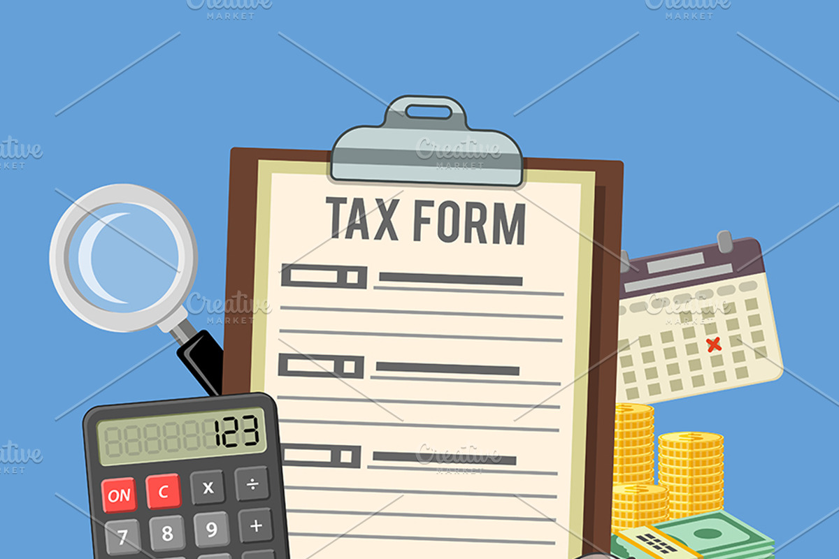 Tax, Auditing and Test Themes, a Finance Illustration by TAlex (Photo 2 of 7)